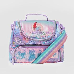 smiggle保温袋午餐包大容量便当包手提斜挎收纳单肩带饭袋双层包