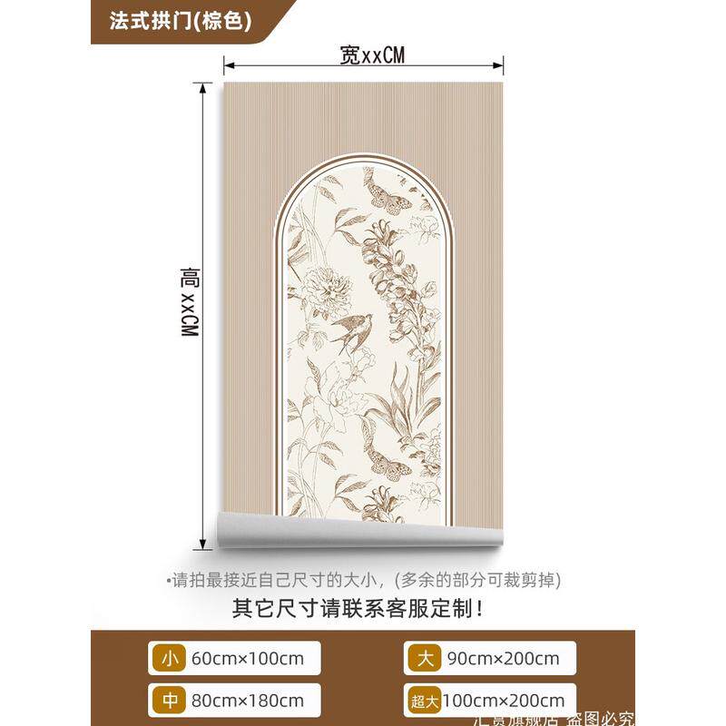 61n电梯贴纸厨房门贴画装饰卫生间玻璃贴阳台移门衣柜推拉门改造