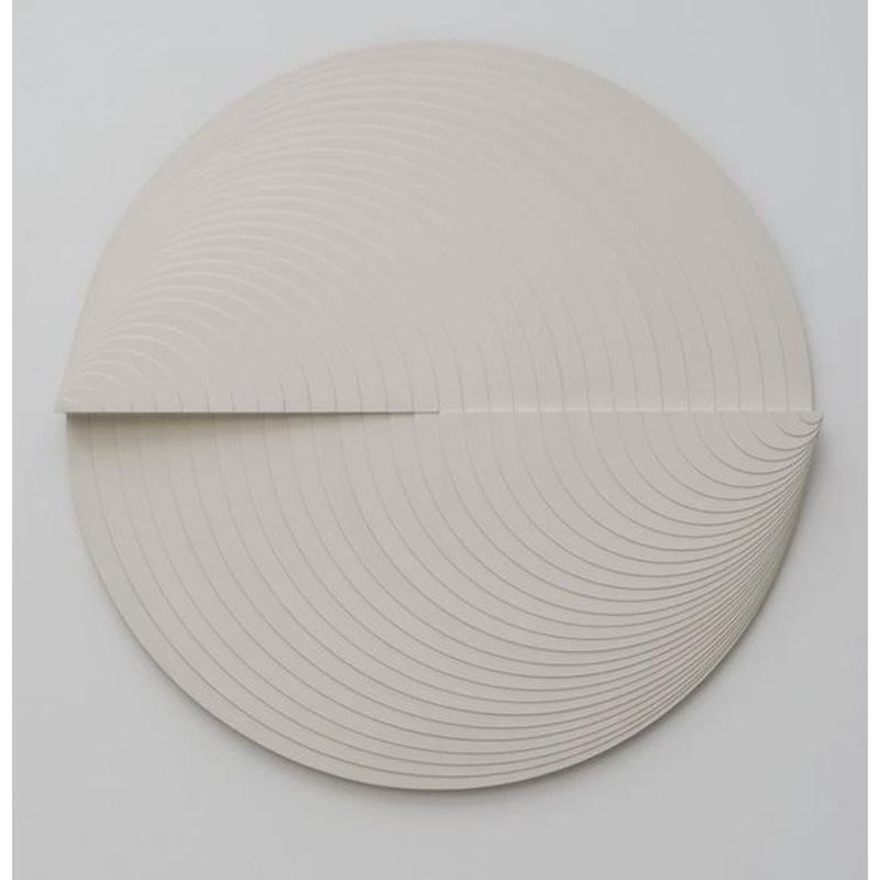 实物木雕立体风画设计师别墅样板间圆形装饰画简约装置画心艺术