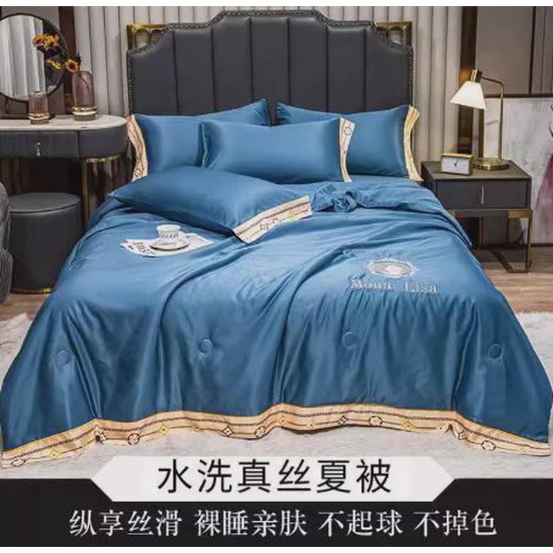 ri0t水洗夏被夏季空调被天丝被子冰丝夏凉被四件套春秋被单人