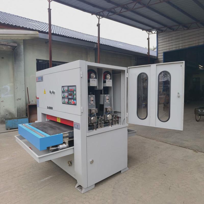 生兴力r1000mm去水磨砂光机 水磨机拉丝抛光除锈金属毛刺浙江厂家