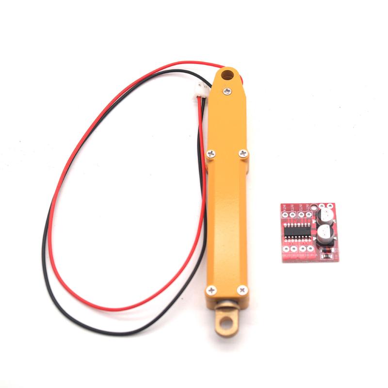 推杆挖掘机配件全金属电动N2045mm自卸车模型配件油缸6V,12V