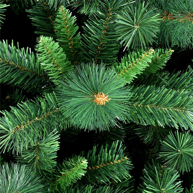厂家直销加密装饰树圣诞树210cm松针混合高档铰链自动仿真1137叶