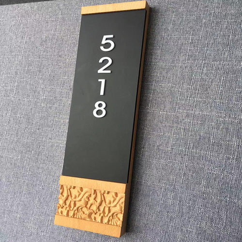 发光门牌酒店宾馆民宿会所餐饮灯门牌号数字门牌号标识牌门牌足浴