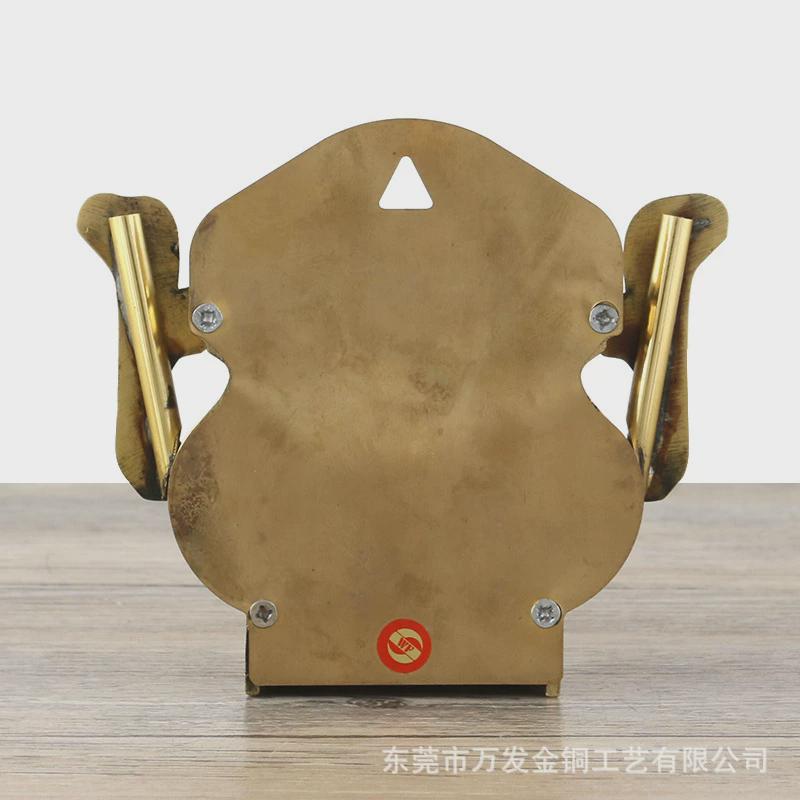 门神铜挂炉耳门蜡烛室外门口悬吊壁炉家庭潮汕双插挂香炉