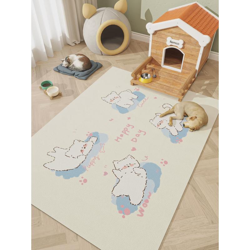地垫宠物狗狗专用地垫防滑防水防尿可擦免洗pvc猫咪狗狗围栏地垫