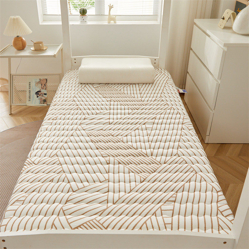 可折叠乳胶记忆棉床垫加厚榻榻米软垫学生宿舍单人垫子床褥家用