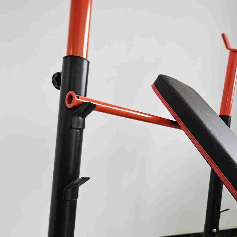 举重床家用推举架可调深蹲架卧推架多功能架子锻炼圆管举重床