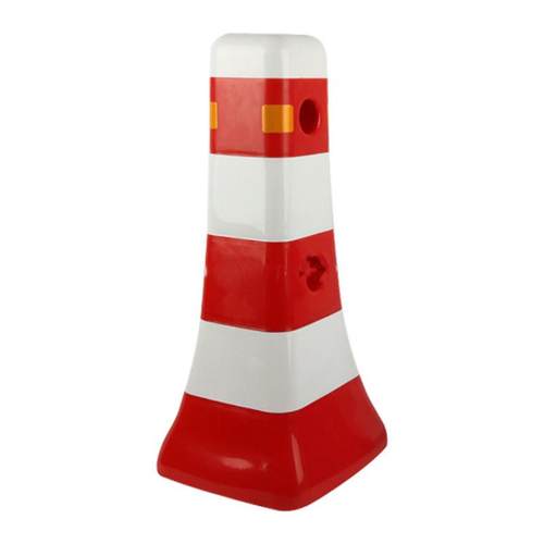蓝白隔离墩红白吹塑水马道路警示隔离护栏防撞桶路障市政分流隔离