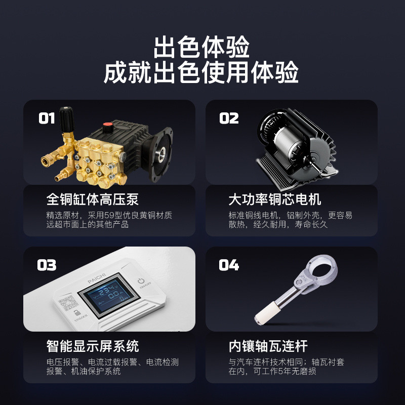 热销派驰高压清洗机直供厂家全自动工业洗车机养殖场洗车店冲洗