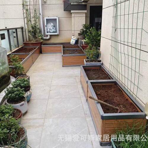 铝合金花箱户外市政道路花盆种植绿化花坛商场