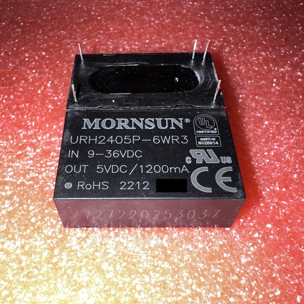 URH2405P-6WR3金升阳DC-DC电压输入9-36V 隔离稳压单路输出5V直拍