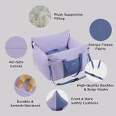 车载狗窝小型犬跨境汽车防水狗狗加高安全座椅宠物车载包便携窝