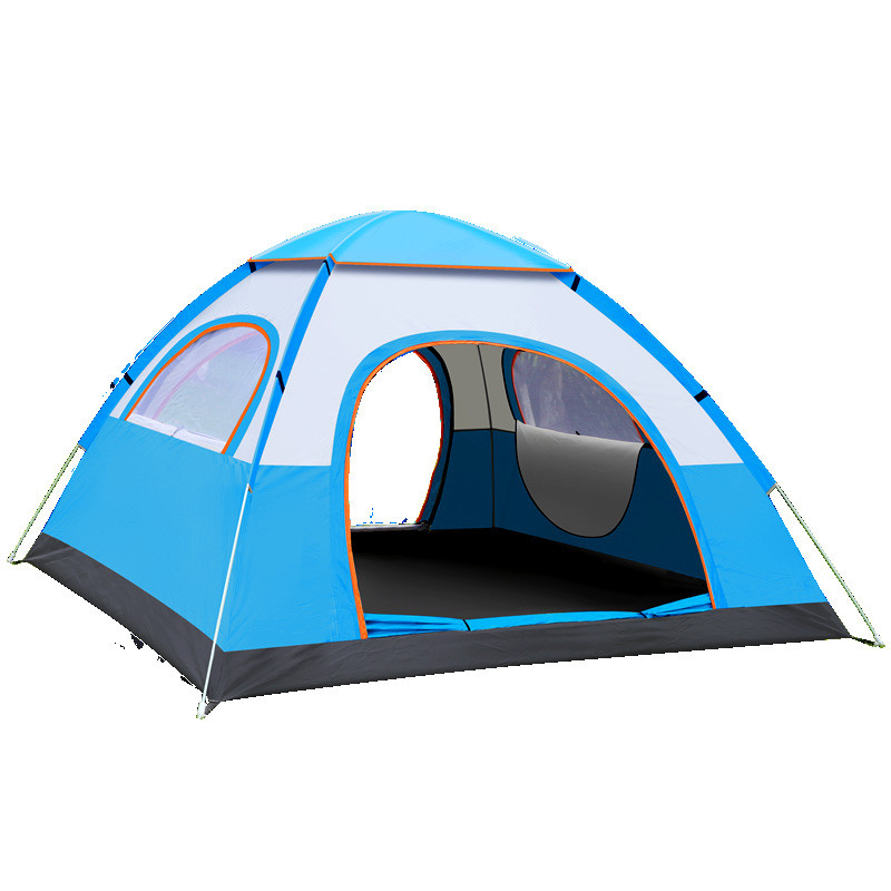 凯路德户外全自动速开野外露营帐篷双人3-4人旅游抛帐钓鱼野外