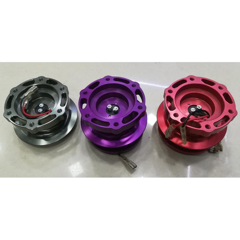 JDM改装赛车方向盘通用坚固不晃快拆器 高品质防脱竞技方向盘快拆
