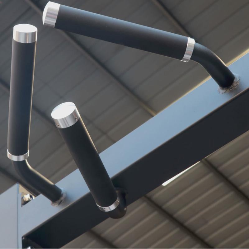 定制加工框式商用健身房多功能可调举重深蹲卧推杠铃架综合训练器