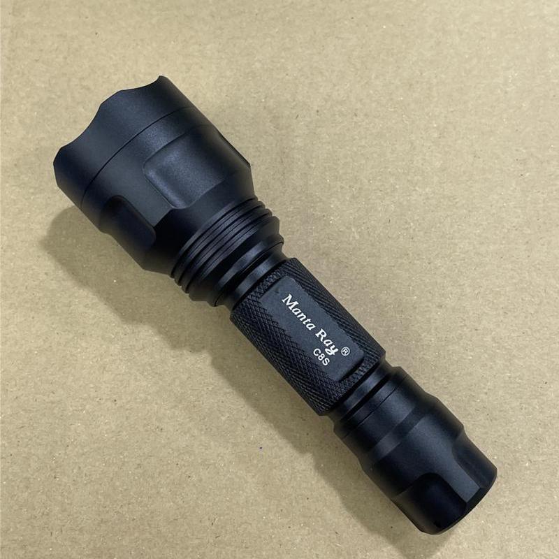 ly10w旋转调焦IR红外线led补光850/940监控夜视摄影18650充电手电