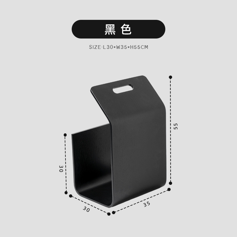 设计师咖啡桌实木茶几北欧沙发边几简约多功能创意客厅角几报刊架