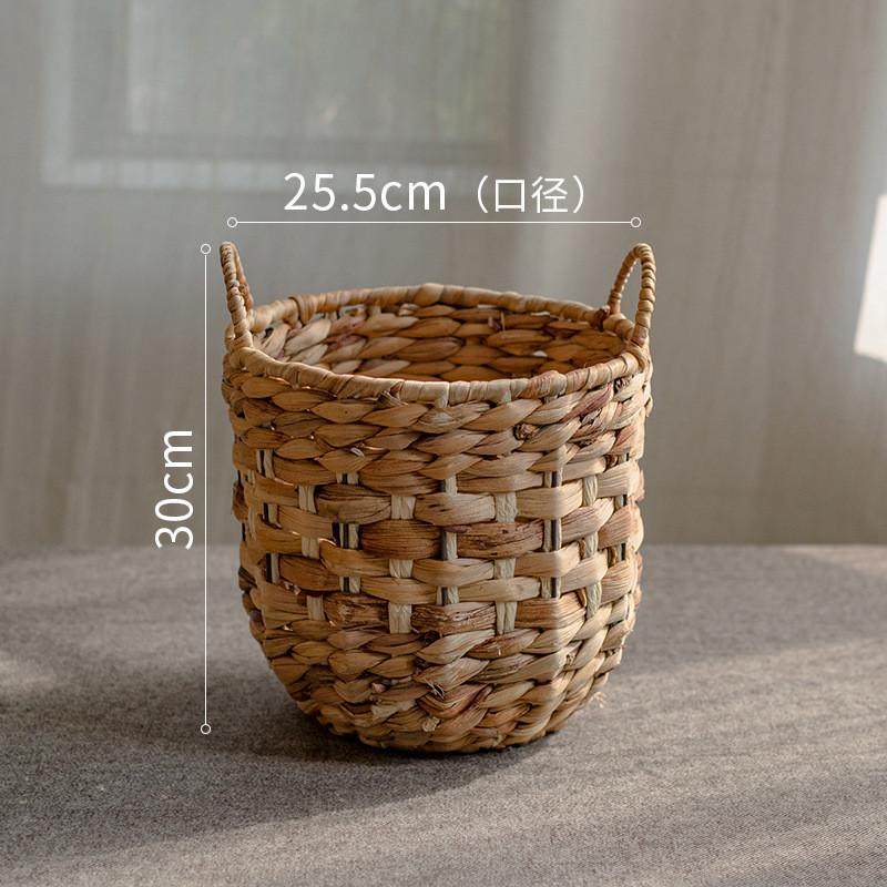 天然草编收纳篮筐大型花器盆花套花盆篮插花艺术装饰手提新品