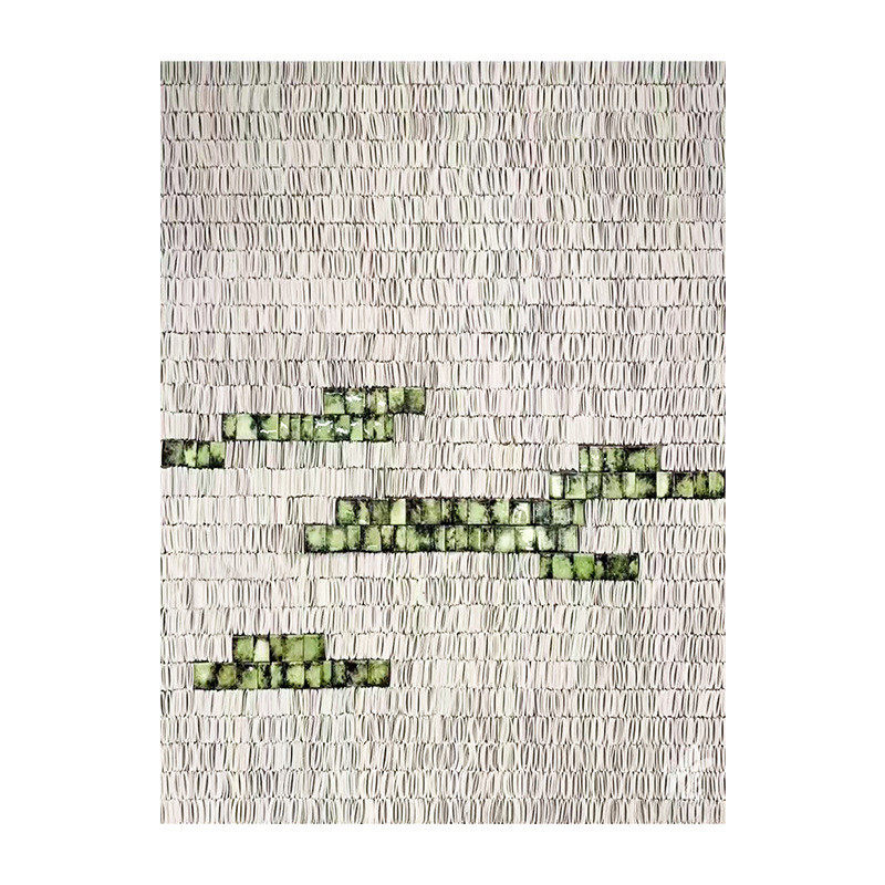 纯手绘油画《春野梦里》餐厅装饰画肌理画感客厅挂画立体