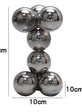 创意抽象几何现代简约轻奢水晶葡萄瓶装饰水晶样板房售楼处家居软