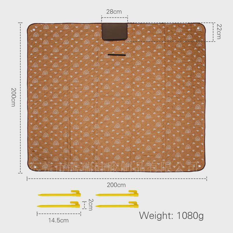 ins风双面防水野餐垫可折叠手提便携户外野餐地垫春游露营防潮垫,户外/登山/野营/旅行用品,防潮垫,淘宝优惠券,粉丝福利购,淘宝优惠卷