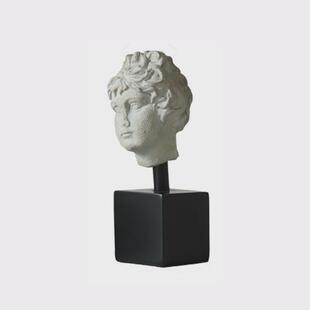 北欧希腊人物仿石膏头像雕塑摆件摆设酒店民宿客厅电视桌软装饰品