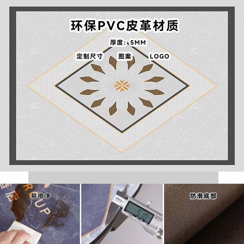 地垫轿厢专用电梯商用酒店防滑地板logo图案地毯仿大理石地胶