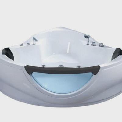 【冲浪起订】酒店亚克力浴缸多功能扇形汽泡浴一件按摩三角缸tubs