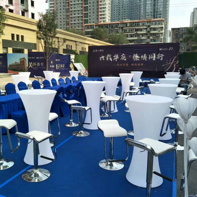 高脚桌酒吧网红led小蛮腰创意酒吧发光吧台户外活动展会鸡尾酒桌