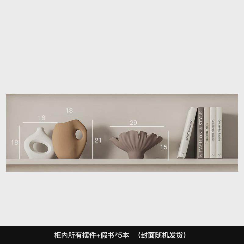 匠酒柜现代简约壁柜十三电视柜开放格小众软装饰品大平层高档