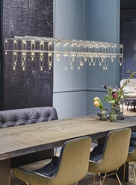 北欧餐厅吊灯桌灯餐饭厅现代简约轻奢创意个性萤火虫吧台前台灯具