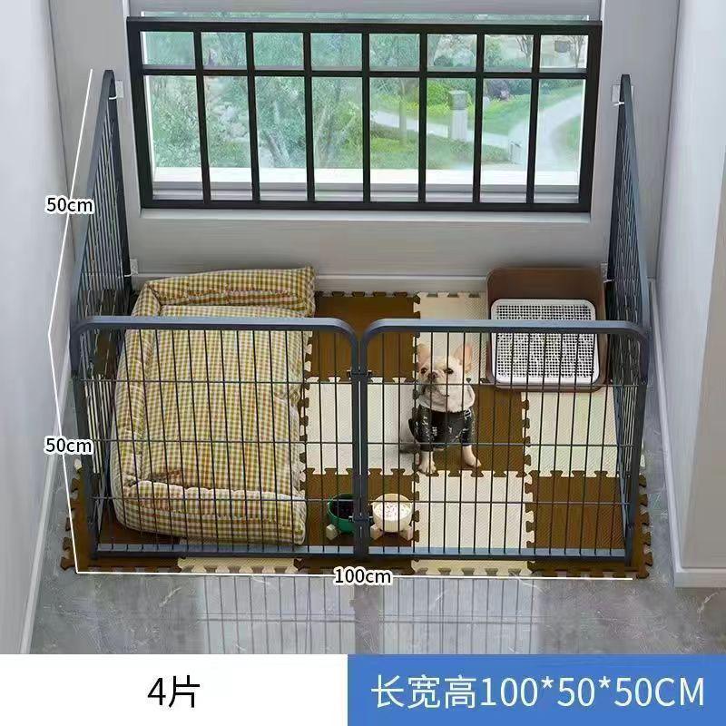 狗狗围栏中犬型超大不锈钢狗狗生活用品金毛边牧家用室内加高笼