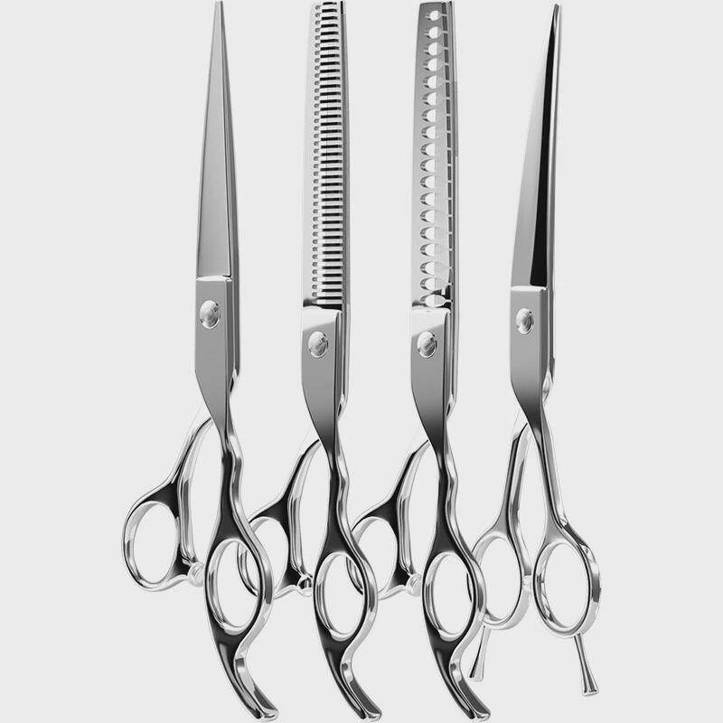 宠物狗美容剪刀7寸套装修毛宠物工具平直剪鱼骨打薄牙剪弯剪工厂