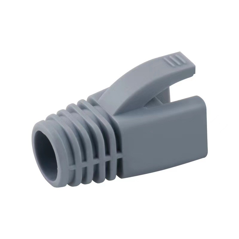 水晶头护套水晶头保护套rj45网线头0.6-0.65mm爪子8p8c网线胶套