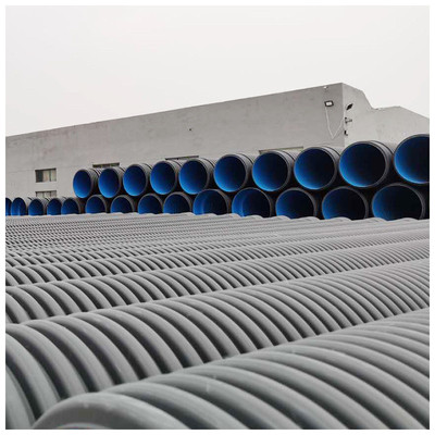 波纹排水排污管厂家供应塑料hdpe双壁波纹管排水管dn600pe