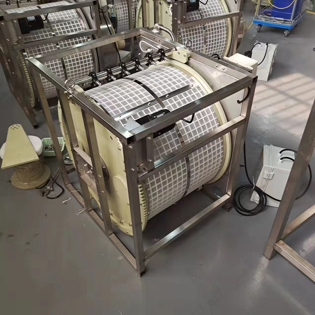 沉水式微滤机微不锈钢滤机滚筒微滤机水产养殖微滤机过滤器