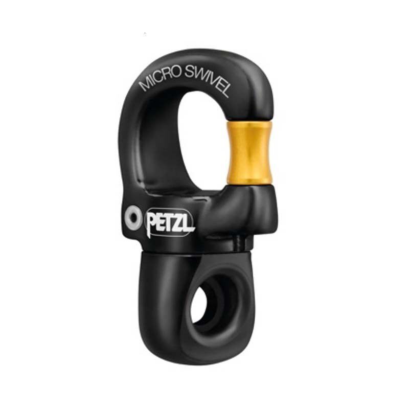 PETZL攀索MICROSWIVEL万向节小巧型可开启方向万向转环万向节