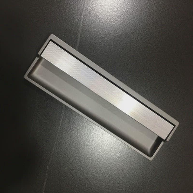 内嵌式皮革抽屉拉手现代简约橱柜衣柜门拉手锌合金暗藏隐形拉手