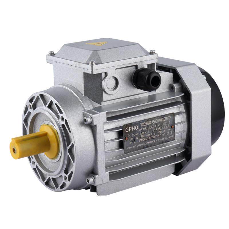 380V纯铜铝壳三相交流异步电动机马达0.181.52.234KW