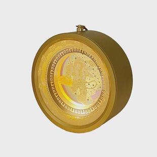 2024年春节灯笼纸雕圆形灯笼春节元宵节礼品纸雕手提灯笼游灯会