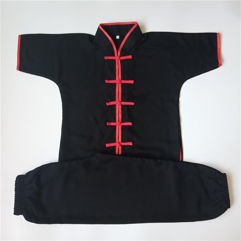 棉麻太极服男春夏季练功服太极拳练功服装女成人晨练武术服中国风