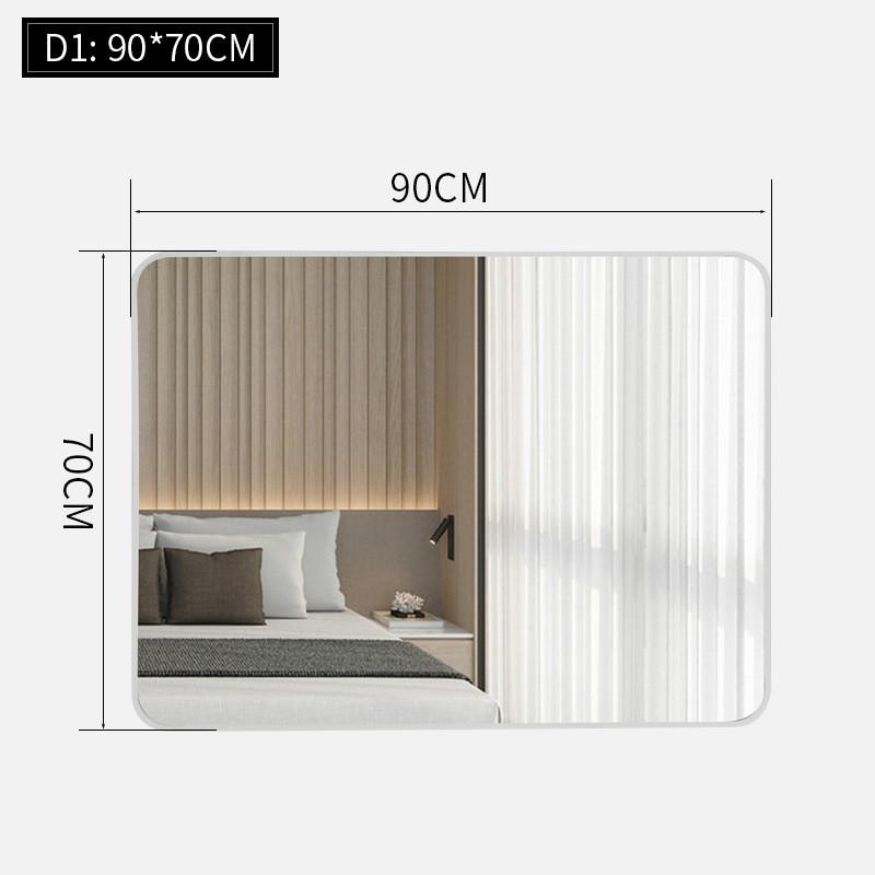 浴室洗手自粘厕所镜子贴墙卫生间洗漱台免打孔壁挂梳妆化妆挂