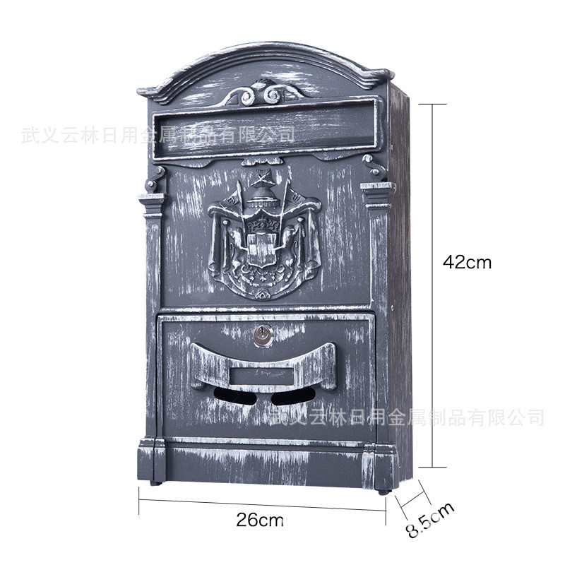 铸铝式信箱，邮箱，出口欧州国家，表面铝压铸，量大从优