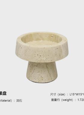 北欧简约石洞大理石苔藓绿植装饰花盆摆件客厅民宿酒店样板间售楼