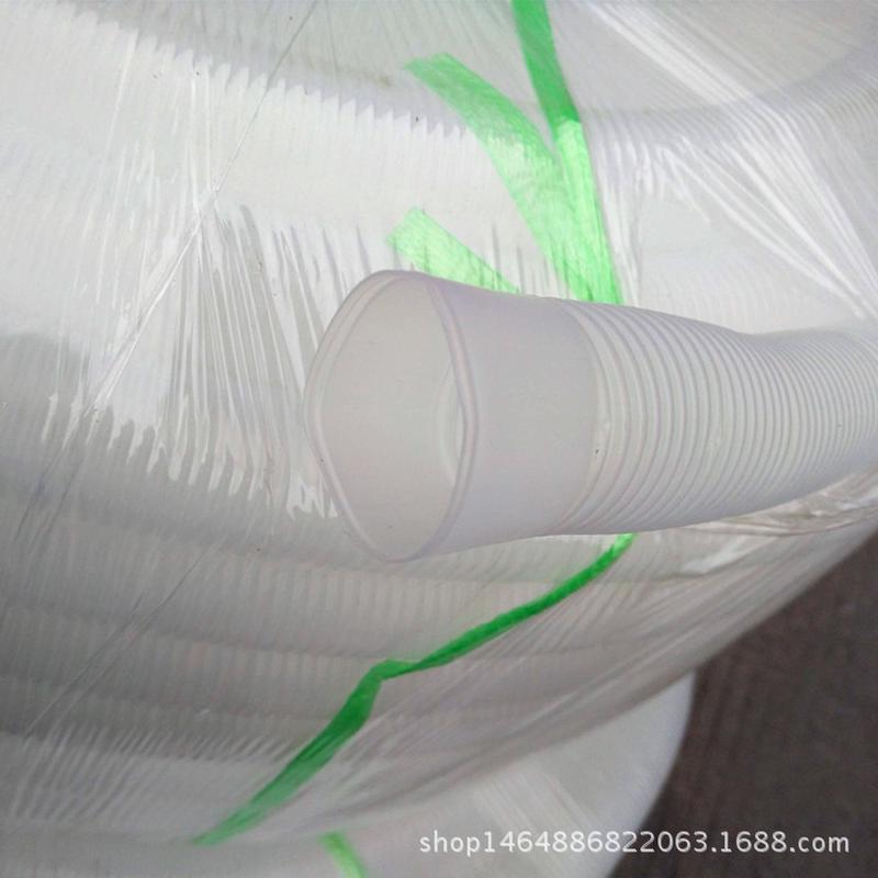 1寸塑料排水管波纹管白色波纹管pe管