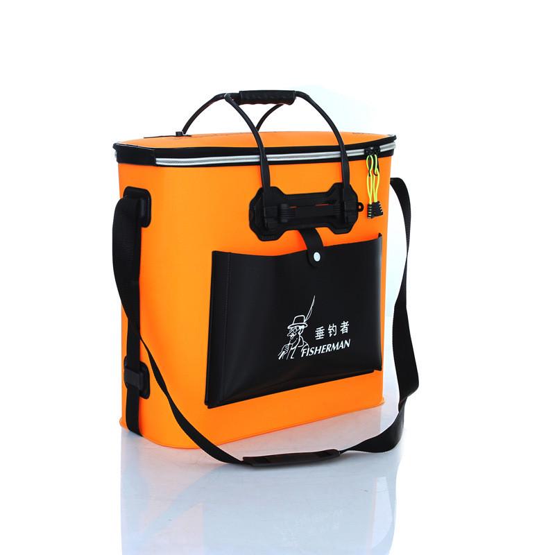 加厚折叠EVA双层防水鱼护包鱼护桶鱼箱活鱼桶钓鱼桶装鱼桶