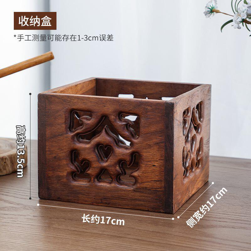 异值复古实木门口钥匙收纳盒茶几桌上高颜丽木头迷你桌面小垃圾桶,家庭/个人清洁工具,垃圾桶,淘宝优惠券,粉丝福利购,淘宝优惠卷