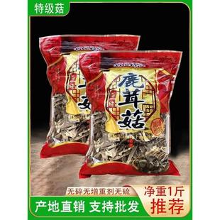 送礼新品 鹿茸菇干货500克特级鹿茸菌无碎香菌菇干脆脆菇云南包装