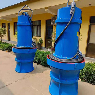 大排量轴流泵潜水店铺暴雨防汛排涝排水泵供应污水轴混流泵